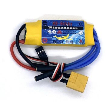 MD-Hobby 40A 2-4S ESC Brushless Con 5V/3A BEC Enchufe XT60 Para Aeromodelismo RC