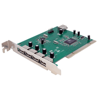 7 port pci usb card adapter