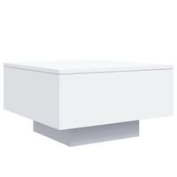 mesa de centro madera de ingenieria blanco 55x55x31 cm vidaxl