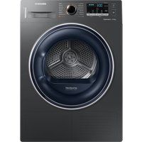 samsung tumble dryer dv90m50003xeu 9 kg heat pump  - graphite graphite