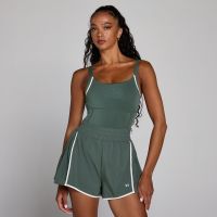 mono de falda plisada velocity para mujer de mp - verde nube - l