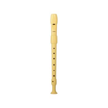 Flauta de Plástico de 35 cm con Funda, Varilla de Limpieza con Esponja, Instrumento Musical Escolar para Niños y Principiantes