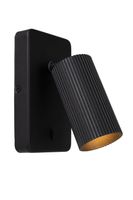 lampara de cabecera de aluminio 1xgu10 mr16 negro
