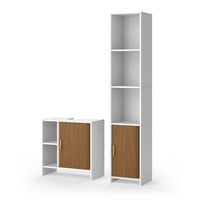 conjunto de muebles de bano norea juego de 2 piezas vicco