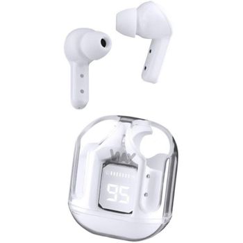 Auriculares TnB Way WebTrack inalámbricos con micrófono, control táctil, color blanco