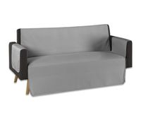 funda protectora de sofa acolchada chaise longue derecho gris claro donegal collections