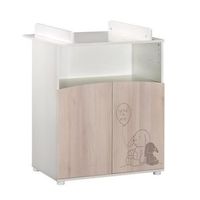 comoda cambiador lapinou 2 puertas - 1 nicho