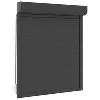 persiana enrollable manual antracita 110 x 130 cm vidaxl