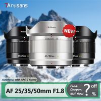 lente 7artisans af 253550mm f18 para camaras sin espejo con montura aps-c gran apertura para fotografia humana compatible con sony e y fuji x