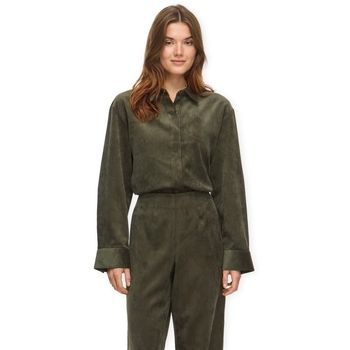 Vila Blusa Courdie Shirt - Forest Night para mujer