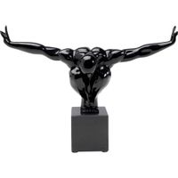objeto deco negro pequeno 43cm