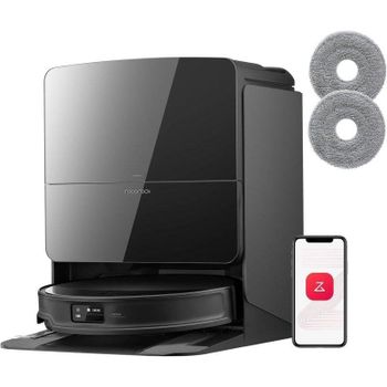 Robot Aspirador y Fregasuelos Roborock Saros 10R Set con Autovaciado Navegación 3D 22.000 Pa con Cámara y Brazo