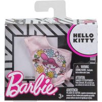 barbie moda camisetas hello kitty - top lazo my melody mattel-flp43