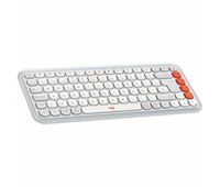 teclado logitech pop icon blanco qwerty espanol qwerty