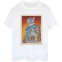 disney camiseta manga larga the mandalorian para mujer