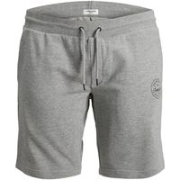 jack  jones short 12229945 jpstshark sweat shorts at pls light grey melange para hombre