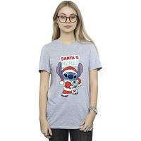 disney camiseta santas here para mujer