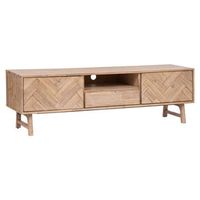 soporte de tv de acacia aeris 55x180cm