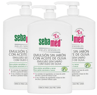 sebamed emulsion sin jabon con aceite oliva 3x1 l