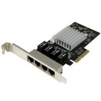 startechcom tarjeta de red pci express ethernet gigabit con 4 puertos rj45 chipset intel i350
