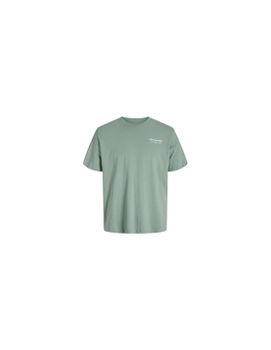 Camiseta Jack and Jones Jjninety Ss Crew Iceberg Green Hombre