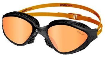 Gafas de natacion buddyswim ozean negro naranja naranja