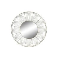 espejo metal 60x4x60 dorado
