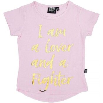 Leone 1947 Tops y Camisetas Girl T-Shirt Short Sleeves Chic Gold para niña