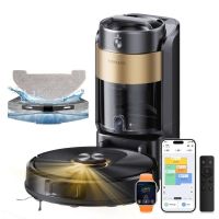 robot aspirador proscenic q20 con autovaciado navegacion lidar 10000 pa alexa