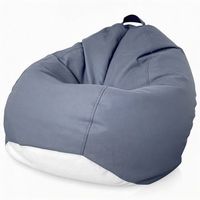 aiire sofa puff exterior moderno - puf pera gigante xxl sin relleno incluido para terraza o jardin - bean bag chair salon o decoracion habitacion juvenil - gamer gris