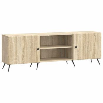 Mueble De Tv 150 X 31 X 50 Cm Roble Sonoma Madera De Ingeniería Vidaxl