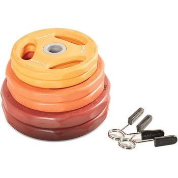 Set Discos Y Pinzas Power Disk O'live  7,5 Kg