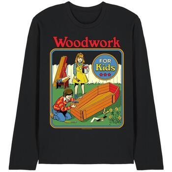Steven Rhodes Camiseta manga larga Woodwork For Kids para hombre