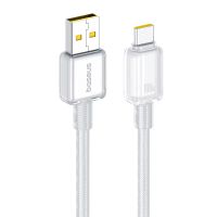 baseus crystal 100w75w usba a usb-c cable de carga rapida y transmision de datos con nucleo de cobre 1 m2 m para ip