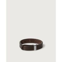 orciani pulseras bnb001 b - nobuckle bull in cuoio-testa di moro para hombre