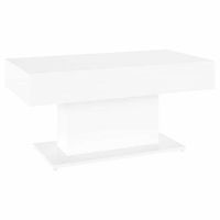 mesa de centro madera contrachapada blanco 96x50x45 cm vidaxl