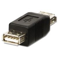 lindy 71230 cambiador de ganero para cable usb a negro