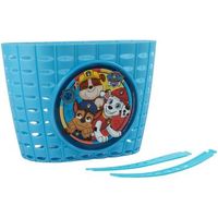 cesta infantil para bicicleta the paw patrol azul