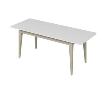 Venprodin |mesa de comedor elina extensible tablero blanco