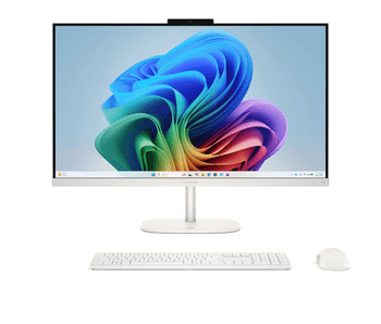 OmniStudio NG AI PC Core Ultra5 322 16GB (1x16GB) DDR5 5600 1T 2280 PCIe Windows 11 NextGen White - IR Camera -Touch/27 Antiglare IPS