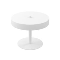 lampara de mesa zuko blanco 2 luces