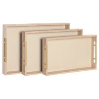bandeja set 3 madera 48x32x55 natural