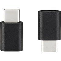 goji gcmtwin18 micro usb to usb type-c adapter - twin pack