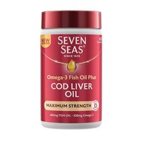 seven seas cod liver oil maximum strength capsules 60s