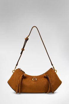 Bolso De Hombro Allegra De Ante