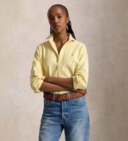 polo ralph lauren para mujer 211b28999003 camisa oxford de algodon relaxed fit amarillo xs casual manga larga