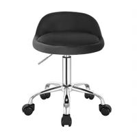 silla de oficina giratoria - diseno ergonomico y practico para maquillaje peluqueria y estudio - gris oscuro