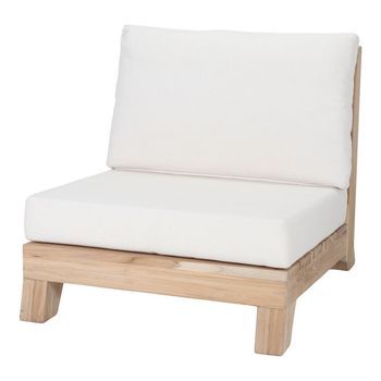 Banco De Madera Con Cojines Bagus 80x75x92