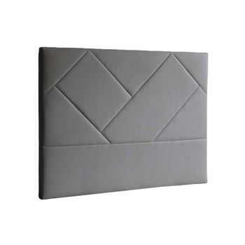 Cabecero Eupa Tapizado En Tela Y Estructura Interior De Tablero Aglomerado En Color Gris 150 X 6 X 120 Cm