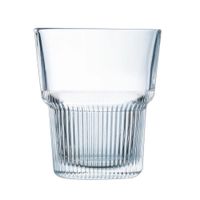 juego de 6 vasos bajos vidrio templado 27 cl
